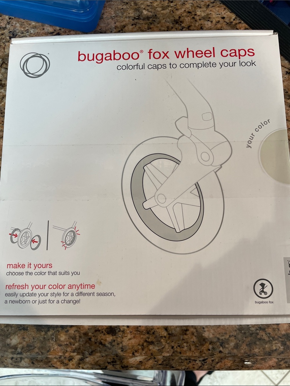 bugaboo Fox Wheel Caps — White
